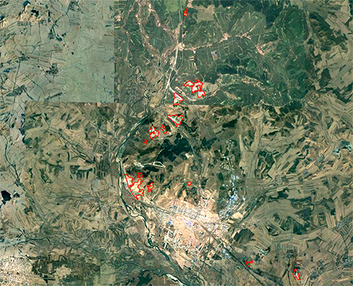 齐齐哈尔待修复矿山分布